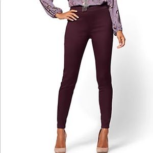 Soho jeans pull-on leggings high waist Burgandy